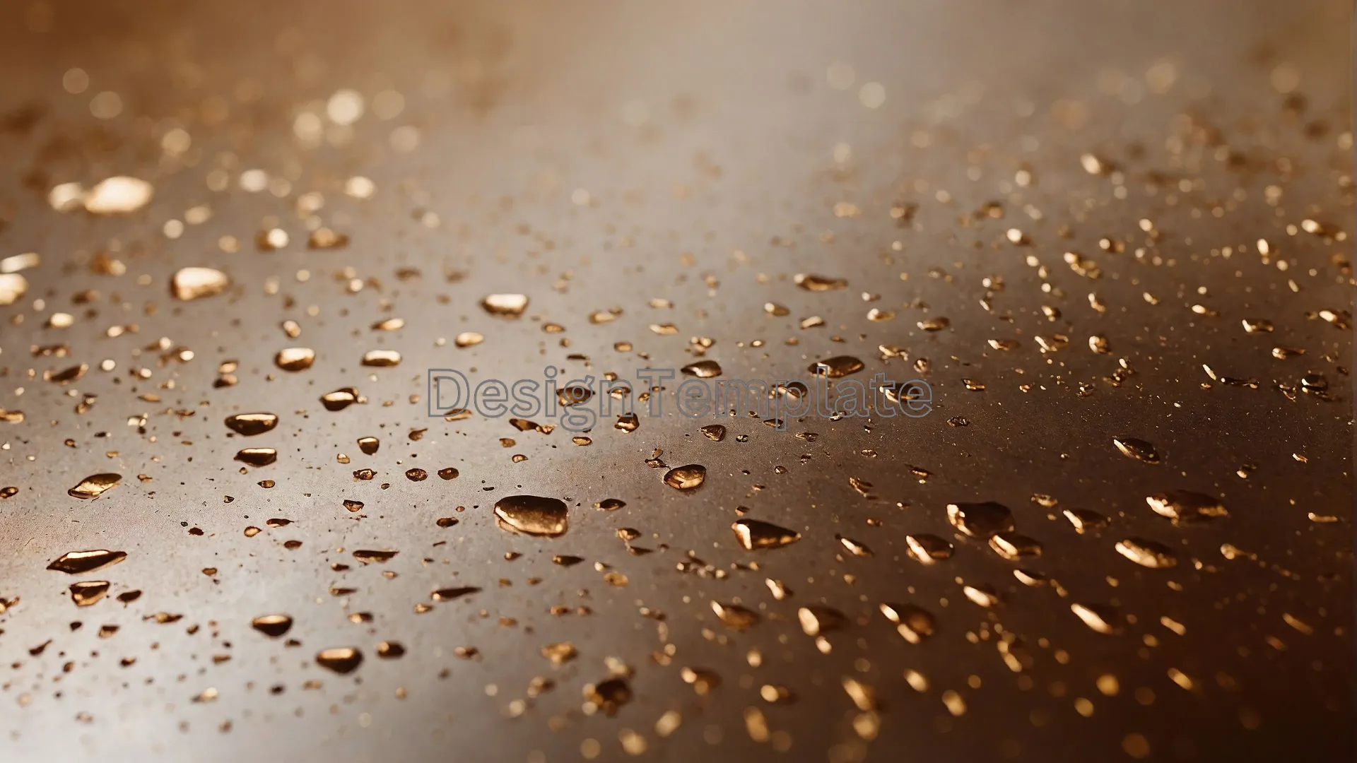 Amber Rain on Bronze Elegant Background Texture